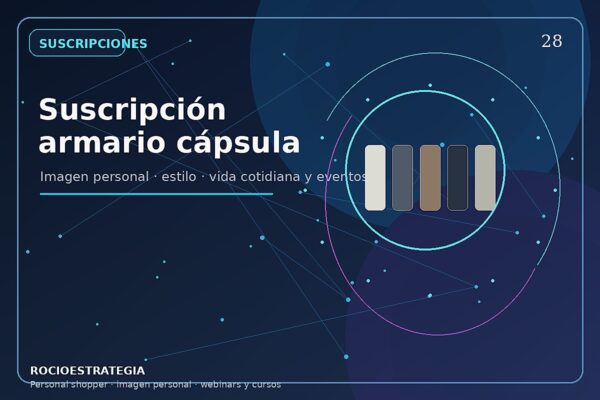 Suscripción armario cápsula